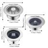 Stainless Steel Sink Stopper Rust-proof Sink Strainer Drain Basket  Bathroom Sink