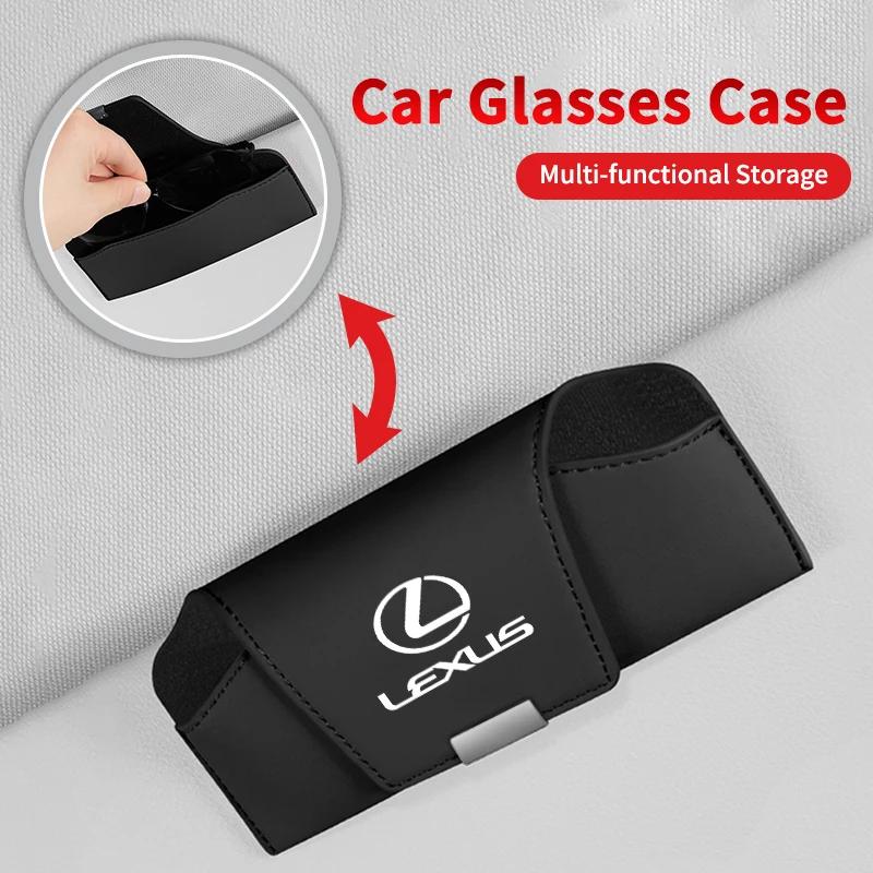 Car Visor Glasses Holder Magnetic Sunglasses Storage Box Interior For Lexus UX250h RX450h CT200h RX400h NX300h RX350 RX300 GX