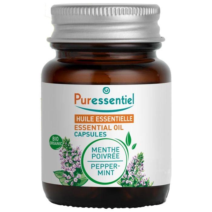 Puressentiel Capsules de Menthe Poivrée Bio - 60 Capsules