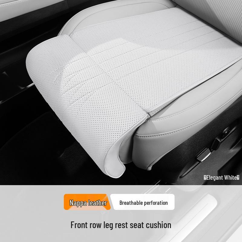 AITO M5-M9 Car Seat Cushion with Leg Rest, Breathable Footrest, and Lumbar Support