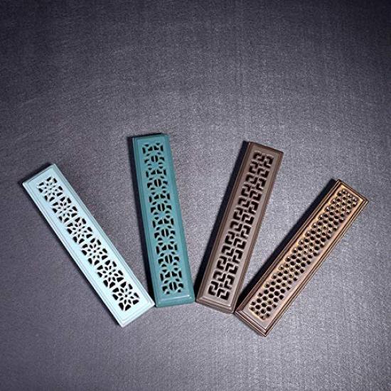 Ceramic incense holder, horizontal incense holder, Arita ware, Seiryu (clear flow) design, suitable for Obon, grave visits, and memorial services.
