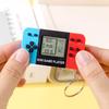Mini Dual-Color Electronic Tetris Game Keychain Console