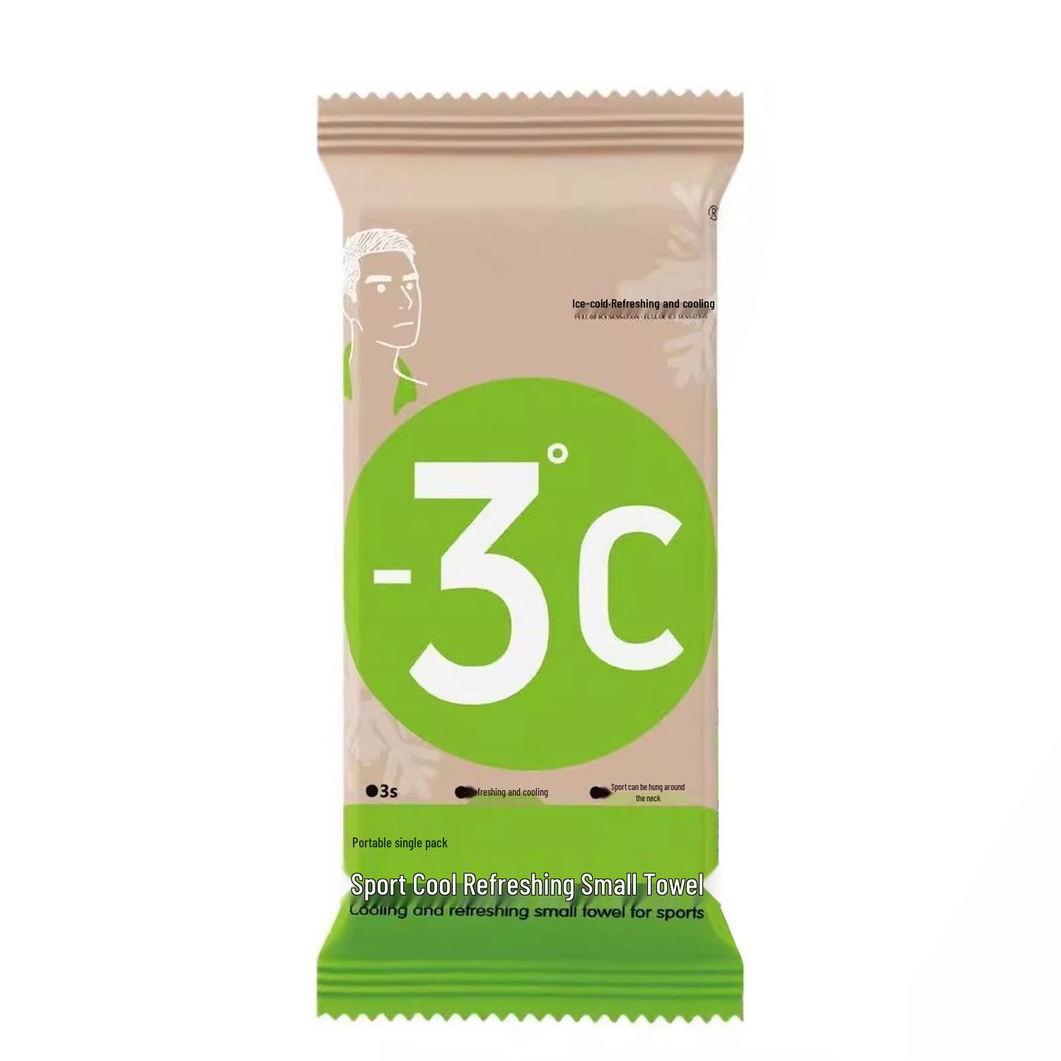 Cooling Sports Towel & Refreshing Wet Wipes for Military Training & Running