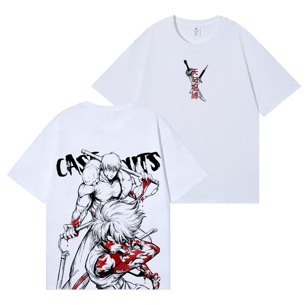

2026 New Toji Fushijuro Jujutsu Kaisen Back Art Cotton Tee Highquality Streetwear Tshirts Suitable for Both Unisex Women Summer S