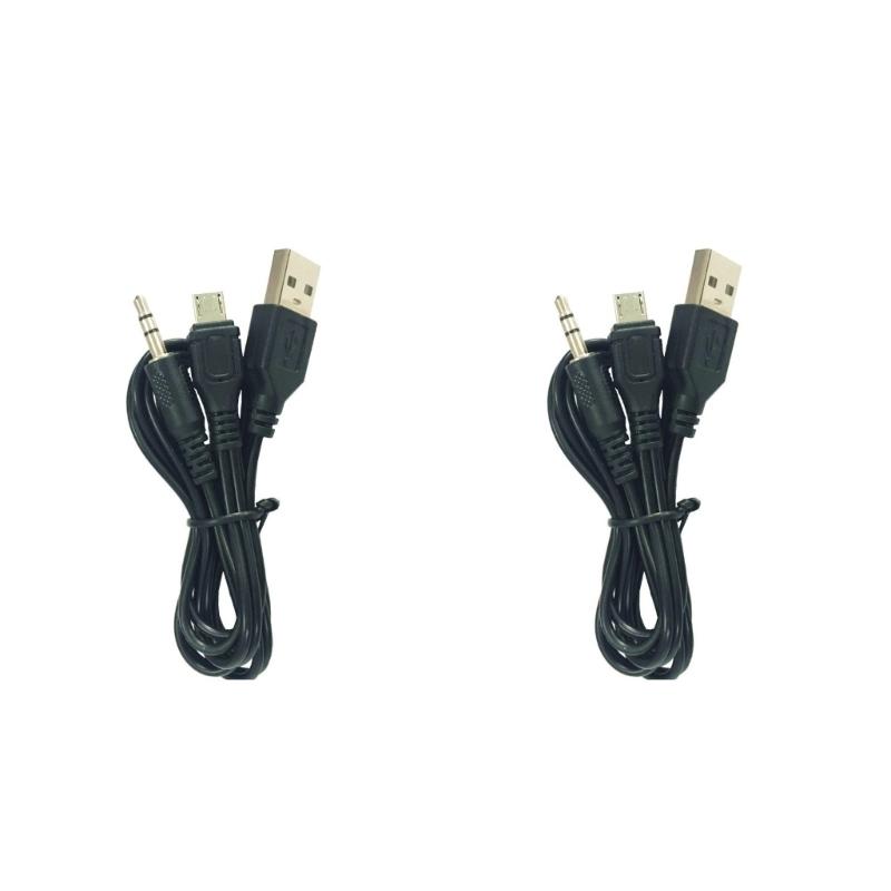 MicroUSB 5Pin To 3.5mm Auxes USB Powereds Sound Cable for Smartests Speakers and Mobile Devices