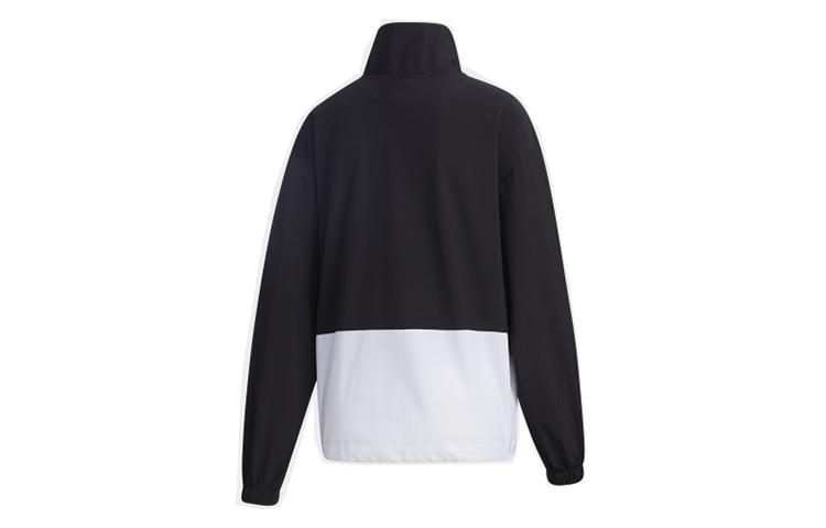 adidas Retro Sports Stand Collar Jackets Women's Black GL5621