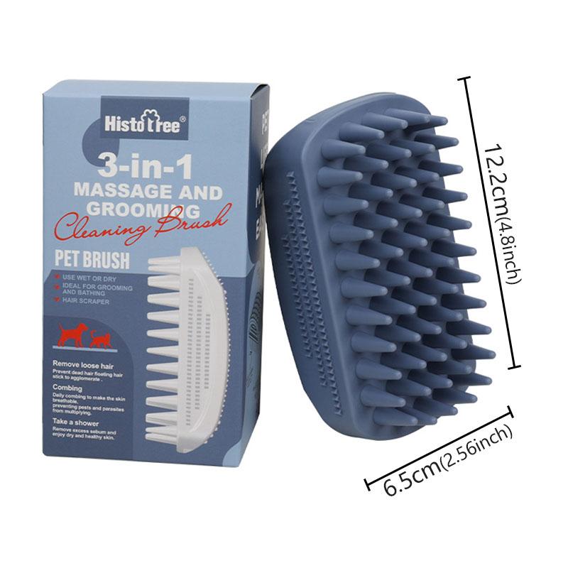 

Pet Silicone Bath Brush Hair Shampoo Brush Head Scalp Brushes for Massage Pet Grooming Hair Removal Combs Pet Hair Scratcher