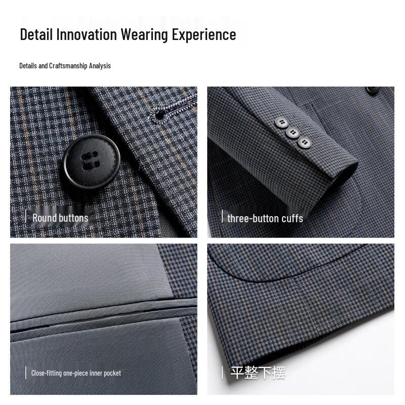 Shanshan Men's Business Casual Suit Jacket