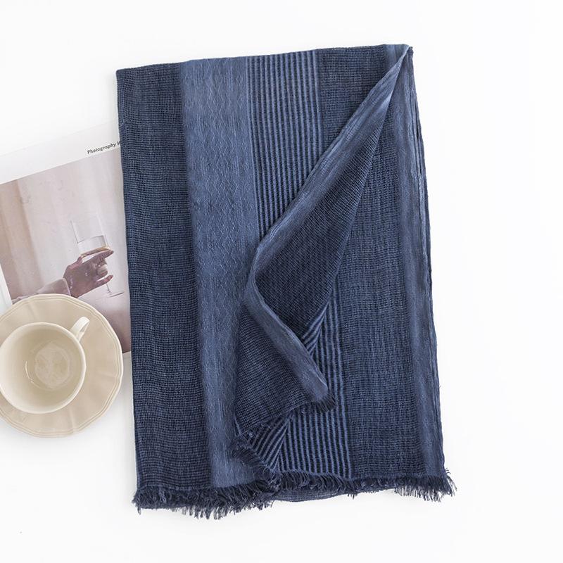 Ethnic Style Imitation Cashmere Scarf Literary Retro Scarf Women's Simple Temperament Shawl Neck Protector Scarf