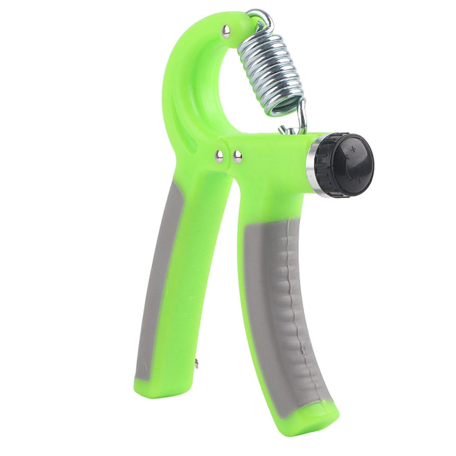 

Hand Grips Adjustable Arm Strength Exercise Rehabilitation Finger Training Tool 5‑60kg Green