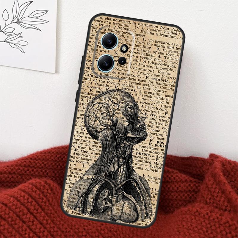 Medical Human Organs Brain Case For Xiaomi Redmi Note 13 9 10 11 12 14 15 Pro Plus Cover For Redmi 15 C 12C 13C 14C 10C