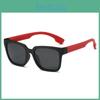 Óculos de Sol Quadrados para Crianças Com Lentes Polarizadas Tac Para Esportes ao Ar Livre e Moda
