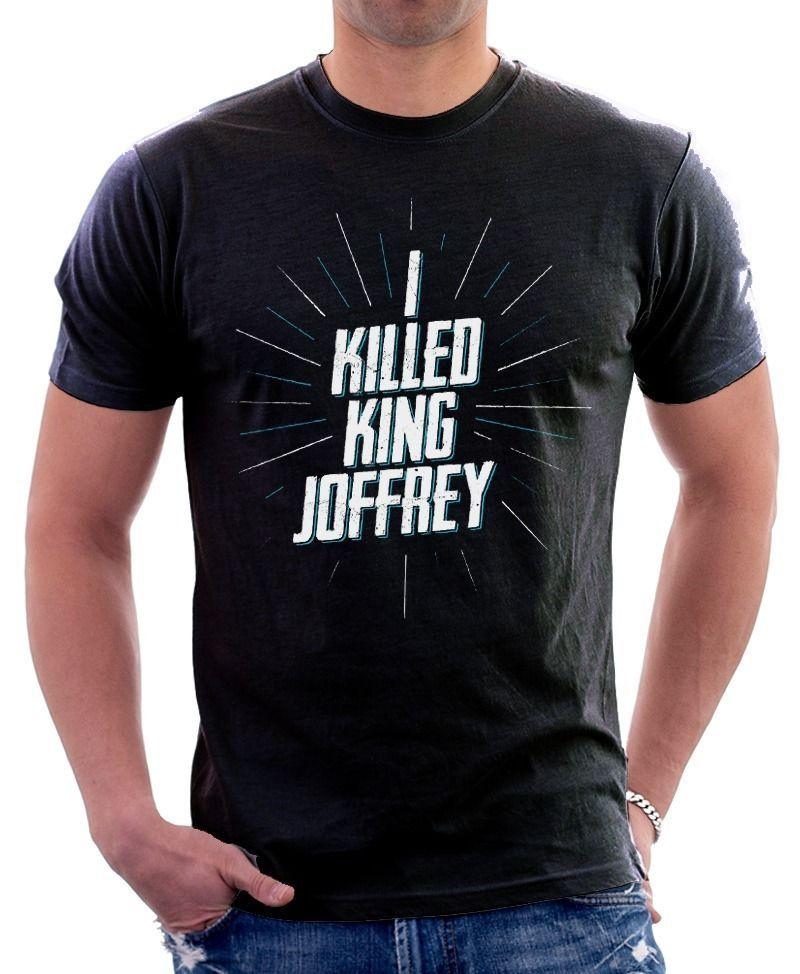 GOT I Killed King Joffrey Game Of Thrones printed cotton t-shirt OZ9646 S разноцветный