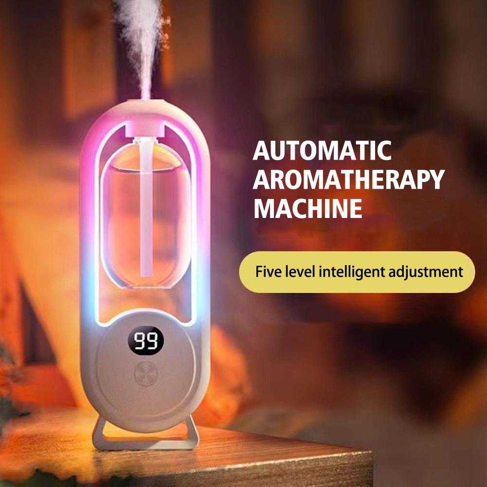 Intelligenter ätherischer Öl-Diffusor mit farbigem Leuchtlicht Aromatherapie-Maschine Leiser Betrieb Kein Lärm Tragbar für Auto Schlafzimmer