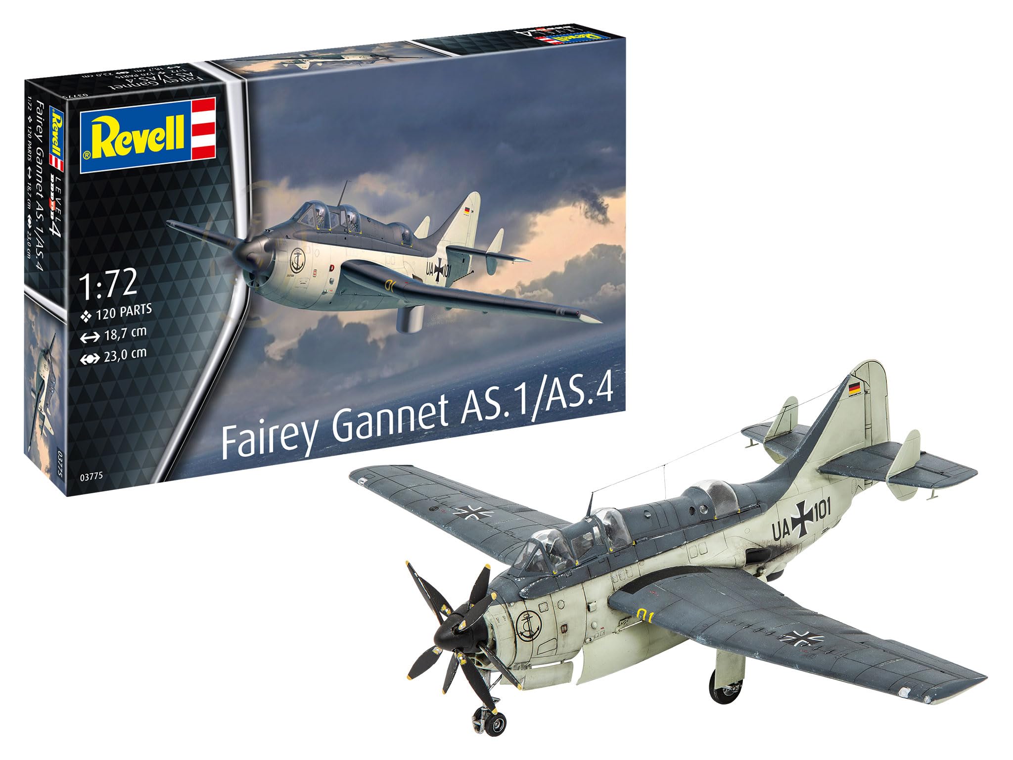 

German Revell 1/72 Fairy Garnet AS.1/AS.4 Plastic Model Kit 03775 (Airplane)