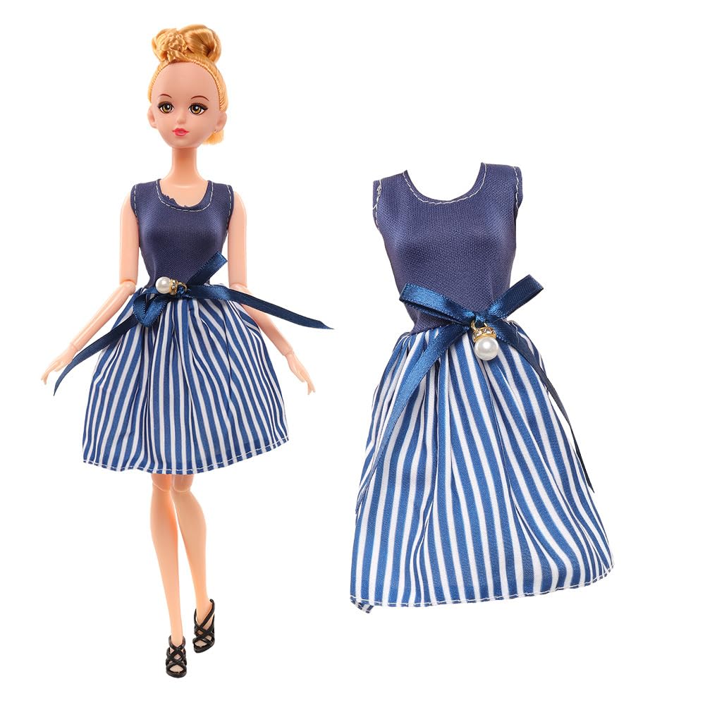 Dress Set for Doll Mini Great Value Set 5-piece Dolls, Dress-up Clothes, 1/6 Clothes, Dress,