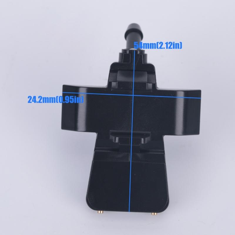 Part 28931-AX600 Front Washer Nozzle for Micra 2002-2010, ABS Windshield Jet Service Part, Direct Fit Front Mount Position, 1 Piece