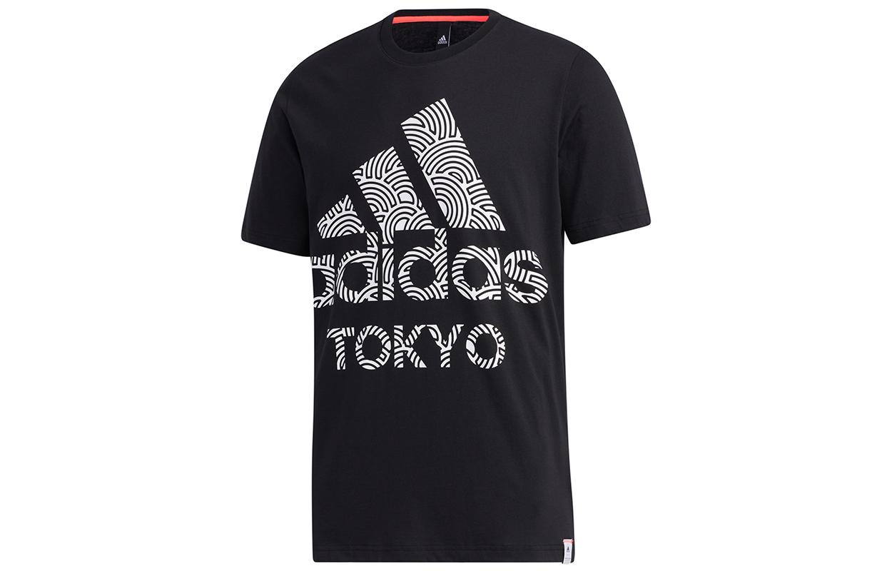 

Adidas T Shirts Men s Black Crew Neck Moderate Straight Fit GD5006 S