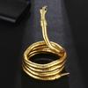 Unique Snake Pattern Necklace In Gold Color Designs for Individuals Who Appreciate Personalize and Trendy Jewelry