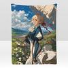 Anime VViolet EEvergarden Throw Soft Flannel Blanket for Bed Bedroom Sofa Picnic Throw Skinfriendly Breathable Gift Cover