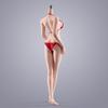 Scale Female Action Figure Slim Seamless Action Figure Flexible Female Figure Body Model with 5 Pairs of Detachable Hands 1/6 Body, 12-inch Body,