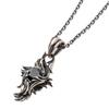 [Artemis Classic] 2020AW Collection A Single-stone Pendant with a Dynamic, Flame-like Carving (chain Also Available) ArtemisClassic Flare Pendant BK