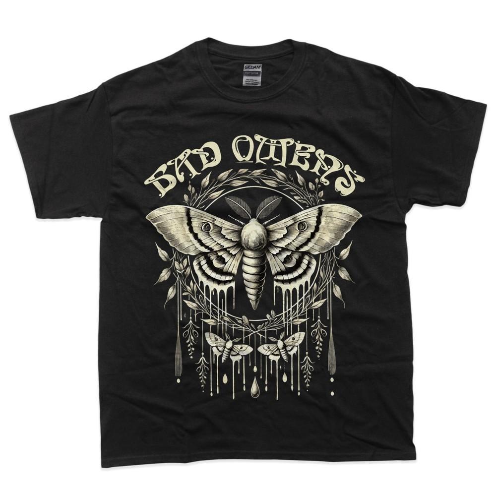 

Vintage Bad Omens Moth Shirt - Classic Rock Music Graphic T-Shirt 3XL