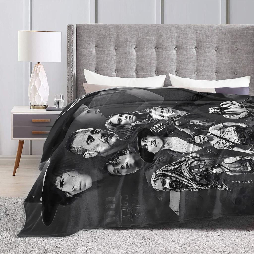 Walking Deads   Blanket Quality Soft  Throw Blanket Spring Child Couch Chair Fluffy Bedspread