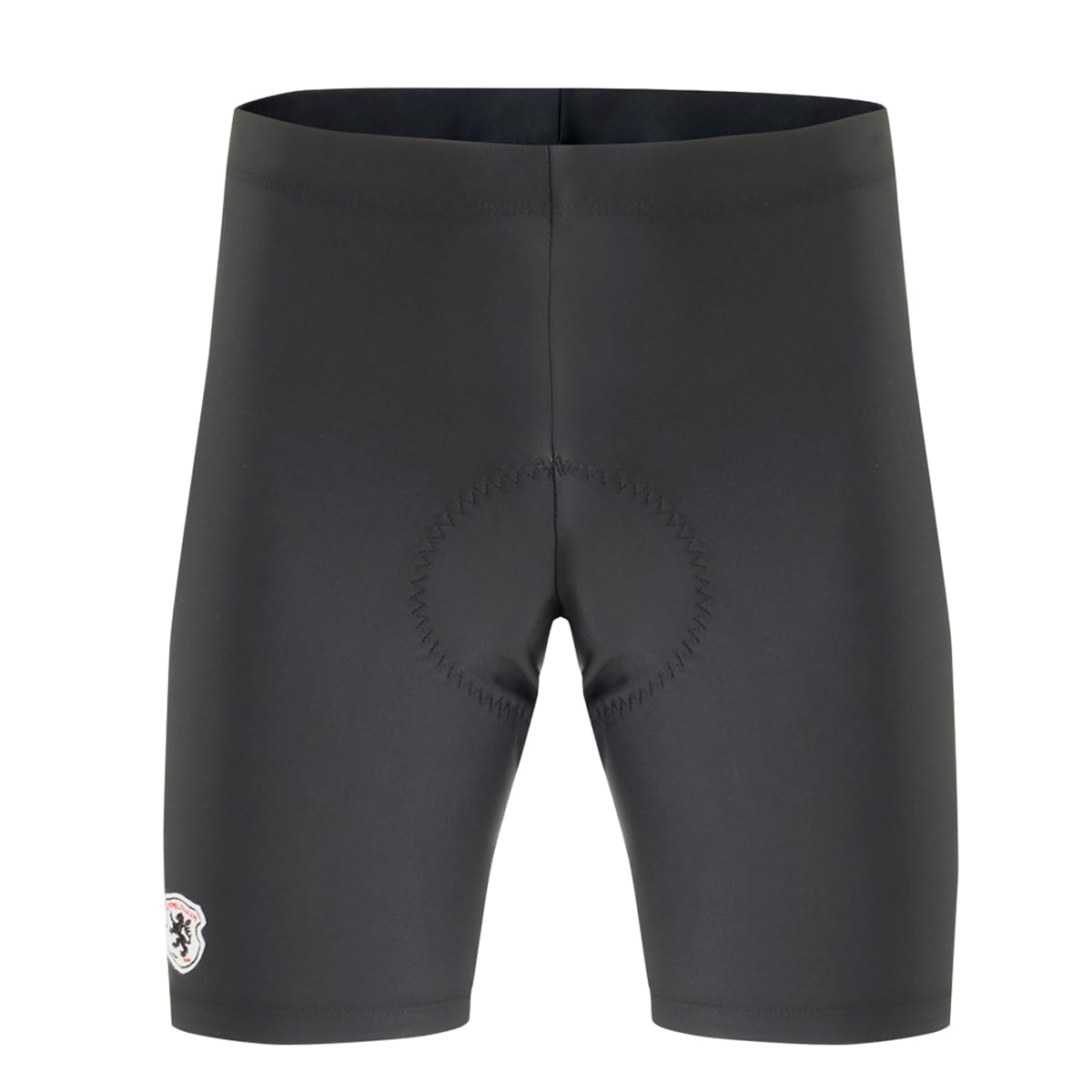 

Lion de Kapelmuur Cycling White Standard Pad Shorts, Emblem,