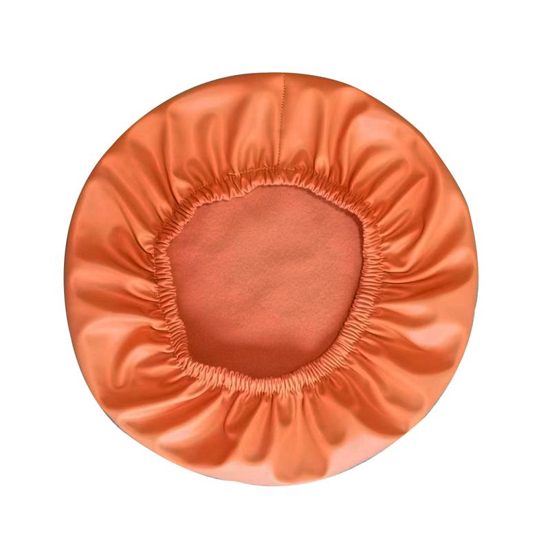 1pc Waterproof Round Stool Cover Stretch PU Leather Bar Stool Covers All Inclusive Rotating Chair Seat Slipcover Home Hotel
