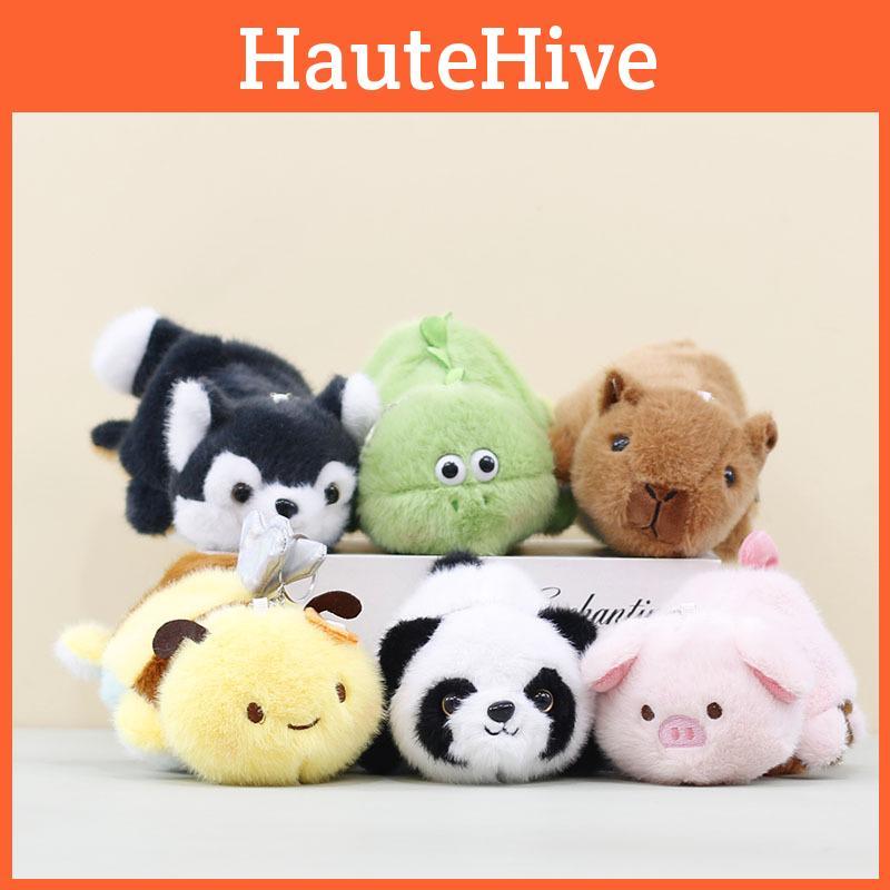 Plush Capybara Pendant Pp Cotton Filling For Two Sided Animal Series Decoration