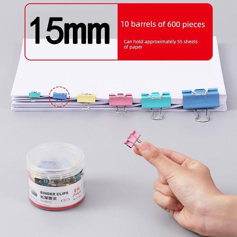 Large and Medium Size Small Size Office Office Supplies Bill Folder Multi-Specification Material Clip Classification Iron Clamp Storage Wholesale