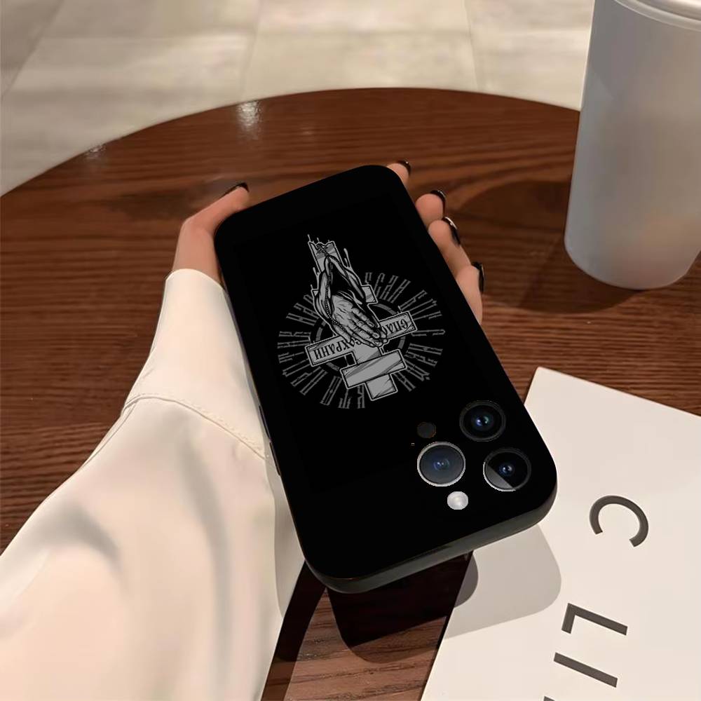 Orthodox Cross  Phone Case For iPhone 17,16,15,14,13,12,11,Pro,X,Xs,MAX,Plus TPU Soft To Skin-friendly Cover