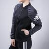 Adidas Jackets Women's Black Stand Collar Moderate Pilot DN3169