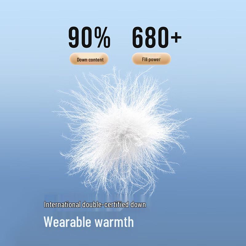 BOSIDENG Lightweight Hooded Diamond Quilted Down Jacket