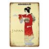 Metal Poster Japanese Ukiyo-e Retro Wall Art Vintage Home Bar Cafe Decor