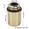 11 Speed Bike Freehub Body Aluminum Alloy 2 Bearings 15mm Hole Freehub Body for Mountain Road Bikes