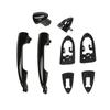 Poignées de Porte Noires Poignées de Porte d'Entrée État Neuf Installation Facile Accessoire Poignée de Porte Noire Pour Voiture Autocollant de Voiture