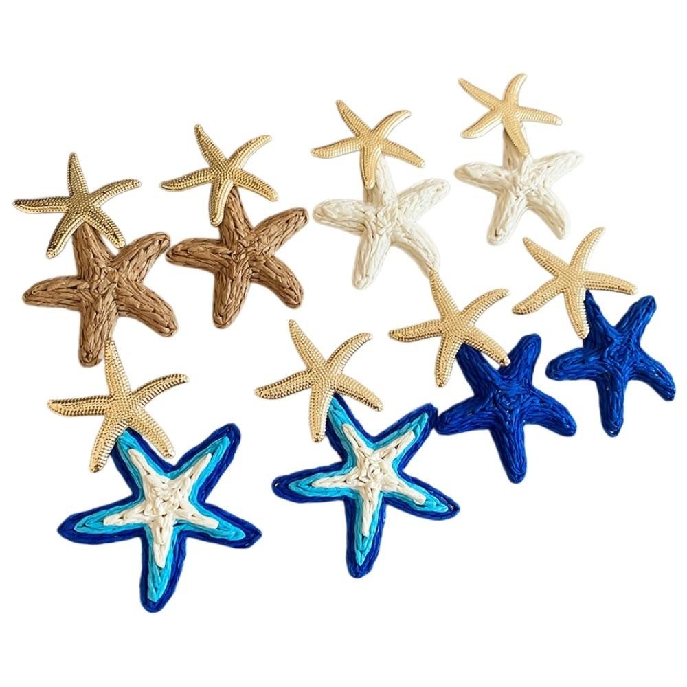 Elegant Starfish Earrings Personality Star Dangle Earrings Unique Starfish Ear Pendant  Vacation