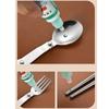 Compact Portable Cutleries Set Rust-proof Stainless Steel Spoon Fork Chopstick  Outdoor Activities