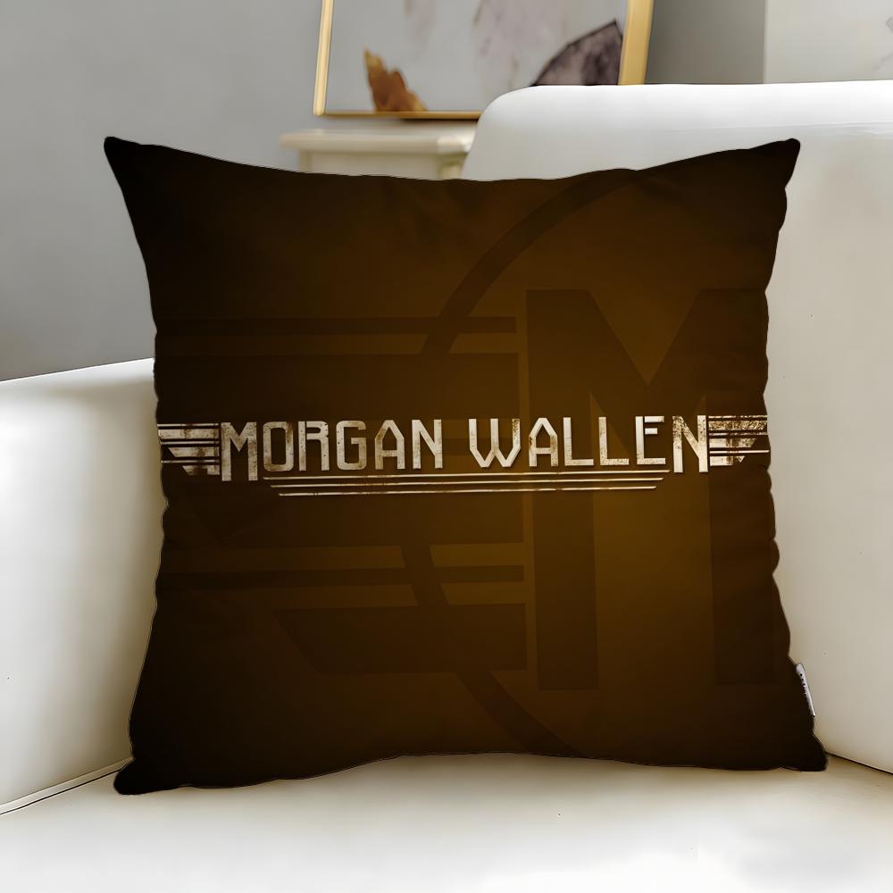 Beliebter Sänger Morgan Wallen Kissenbezug Weich & Leicht zu Waschen – Vielseitig für Sofa, Bett, Reisen und Büro