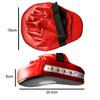 Curved Boxing Pad Muay Thai Hand Target Sanda Kickboxing Training Thickened Earthquake-resistant Focus Punching Mitts PU Leather