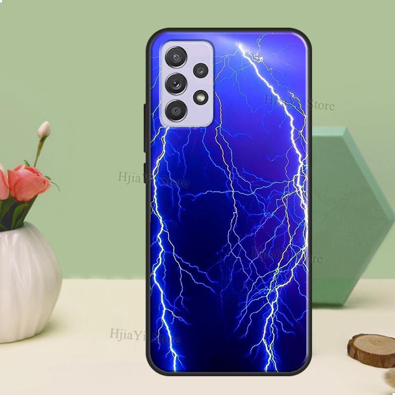 Sky Lightning Style Case For Samsung A54 A34 A24 A14 A51 A71 A12 A22 A32 A52 A72 A73 A33 A53 A13 Back Cover