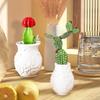 Niedliche Blumentopf-Form DIY Bastelartikel Stifthalter Form Lustige Harz-Tropfform Wohnzimmer Zuhause