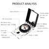 Portable Orientation Compass Navigation Tool For Outdoor Adventure With Map Scale And Neck Strap Ideal For Explorers