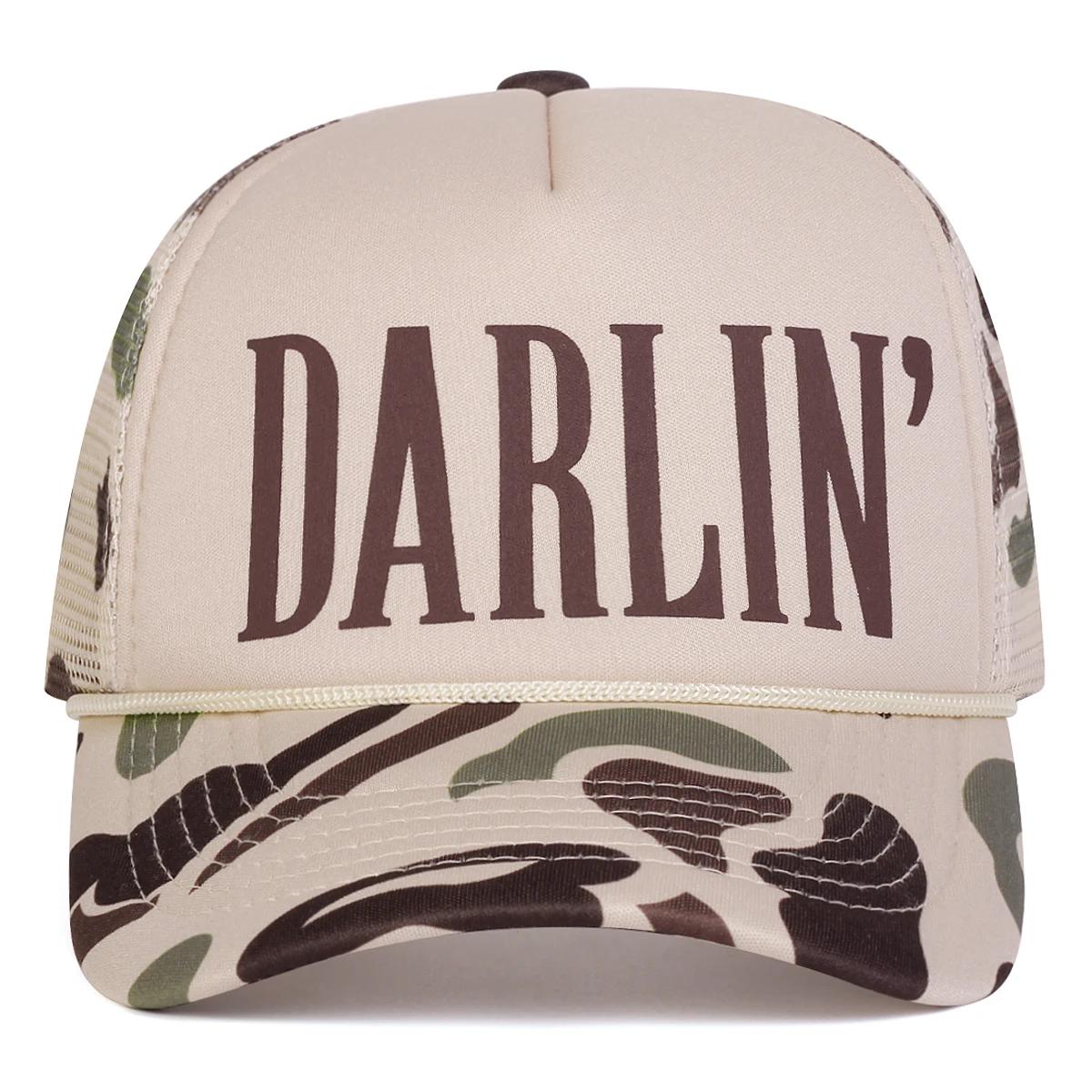 

Unisex Darlin Letter Printed Baseball Net Caps Spring And Autumn Outdoor Adjustable Casual Hats Sunscreen Hat Sports Cap
