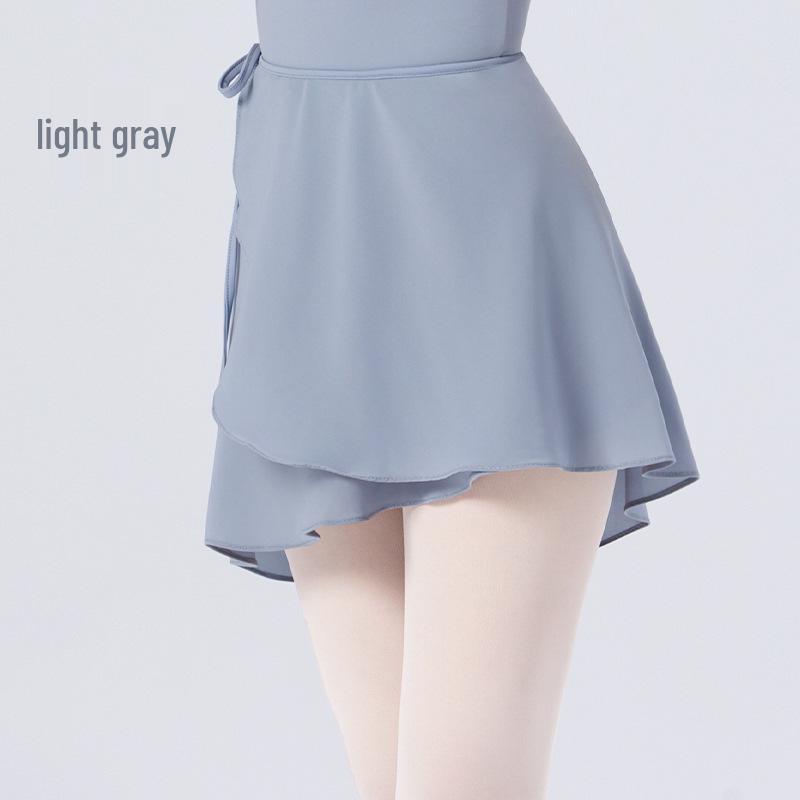 

Adult Women s One-Piece Chiffon Ballet Dance Skirt with Lace-Up A-Line Design M (One Size)
