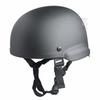 MICH2002 Type 4-Point Chin Strap Helmet Black with Ears