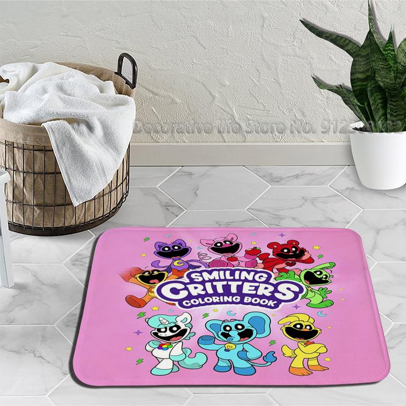 Gülümseyen Yaratık Zemin Banyo Paspas Catnap Dogday Kaymaz Halı Plaj Paspas Yatak Odası Mutfak Mat Hoş Geldiniz Ev Halı