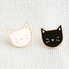 Harajuku Cute Cartoon Kitten Brooch - Japanese Cat Pin Bag & Clothing Accessory